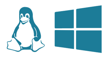 Linux and Windows icons